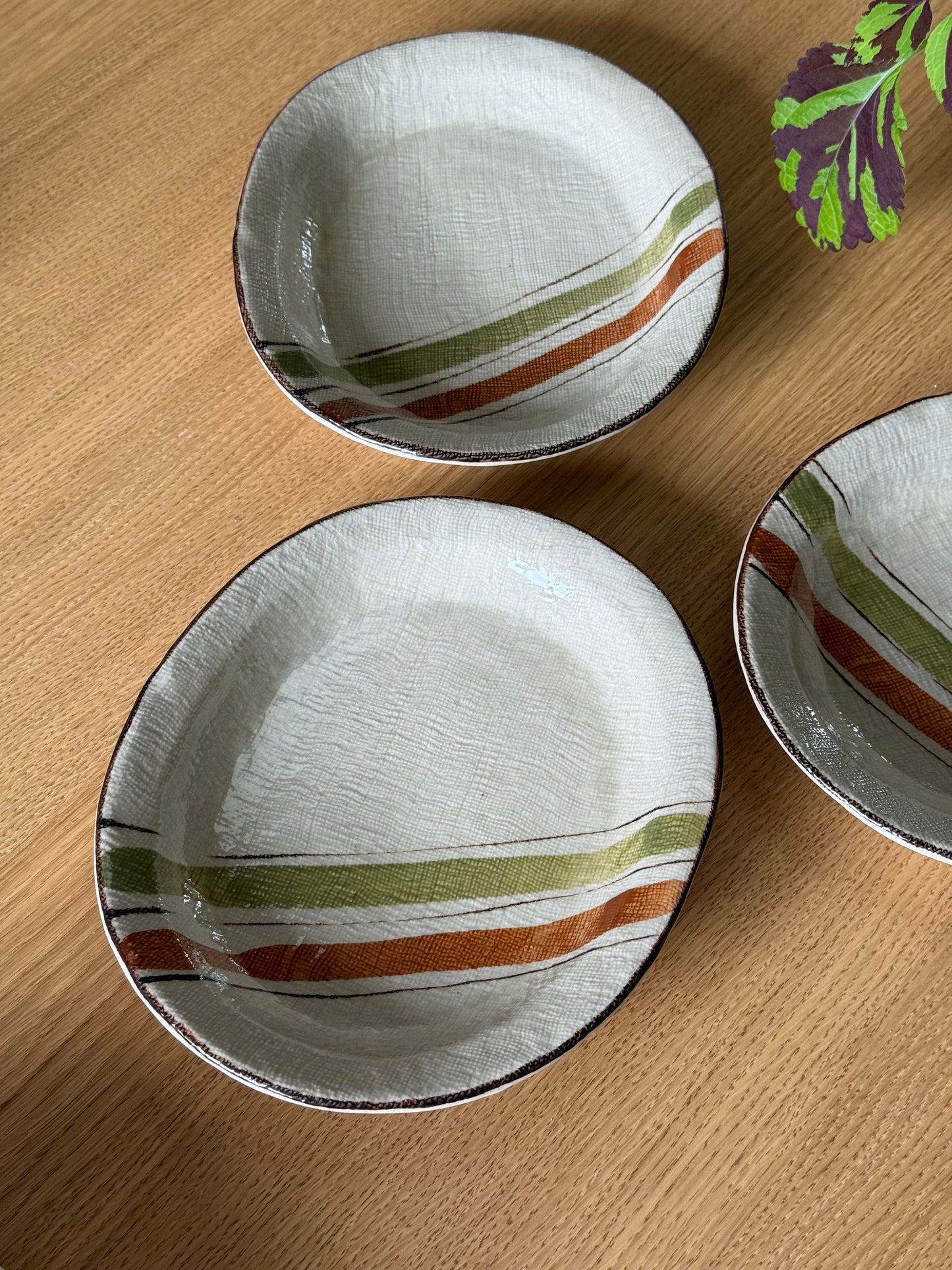 Vintage japanske fade med striber