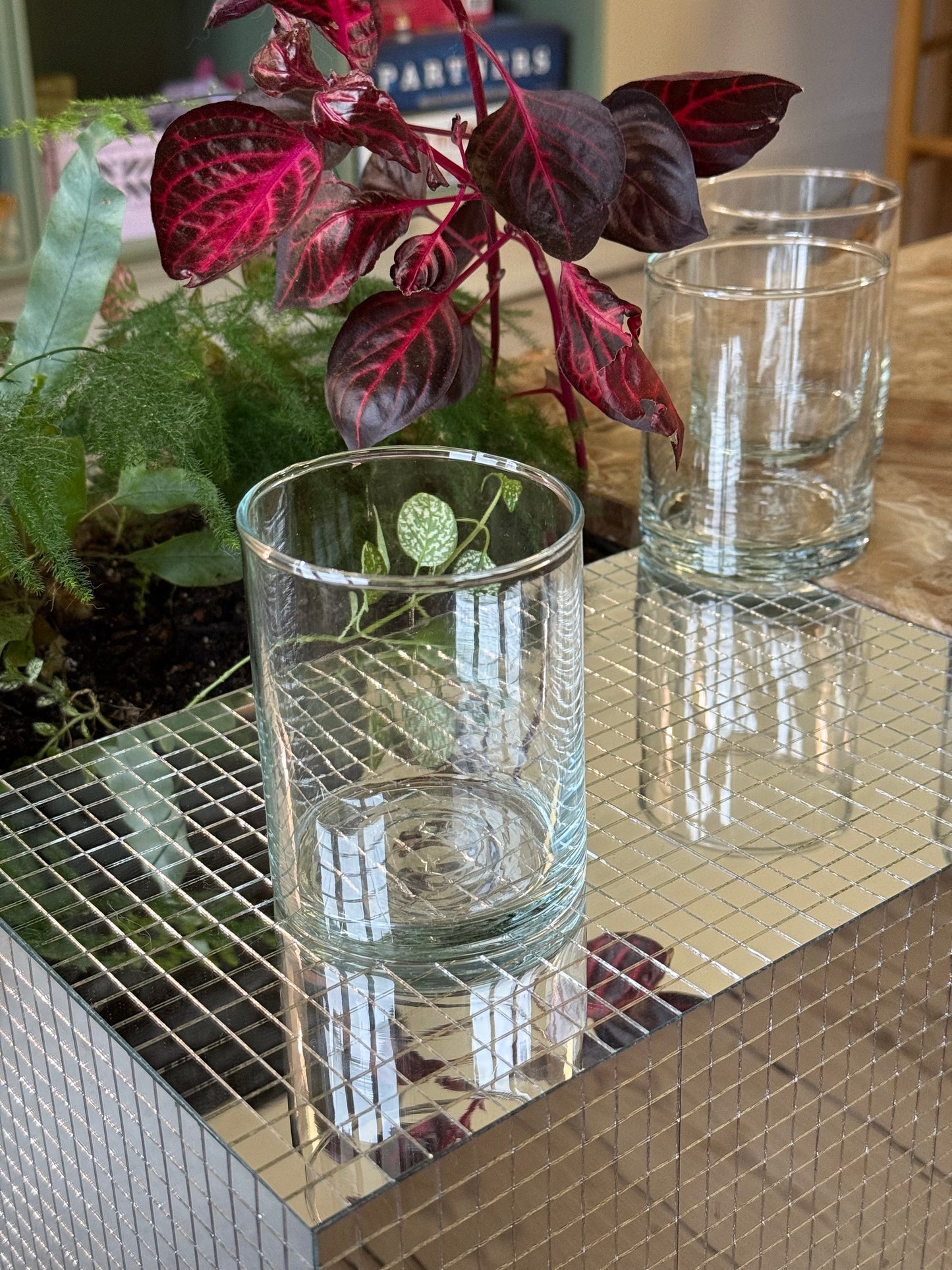 Elegante ukurante vandglas