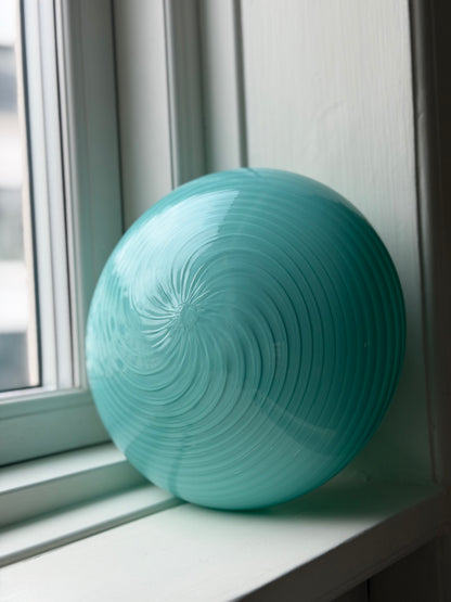 Vintage vetri murano blå plafond væglampe 22cm
