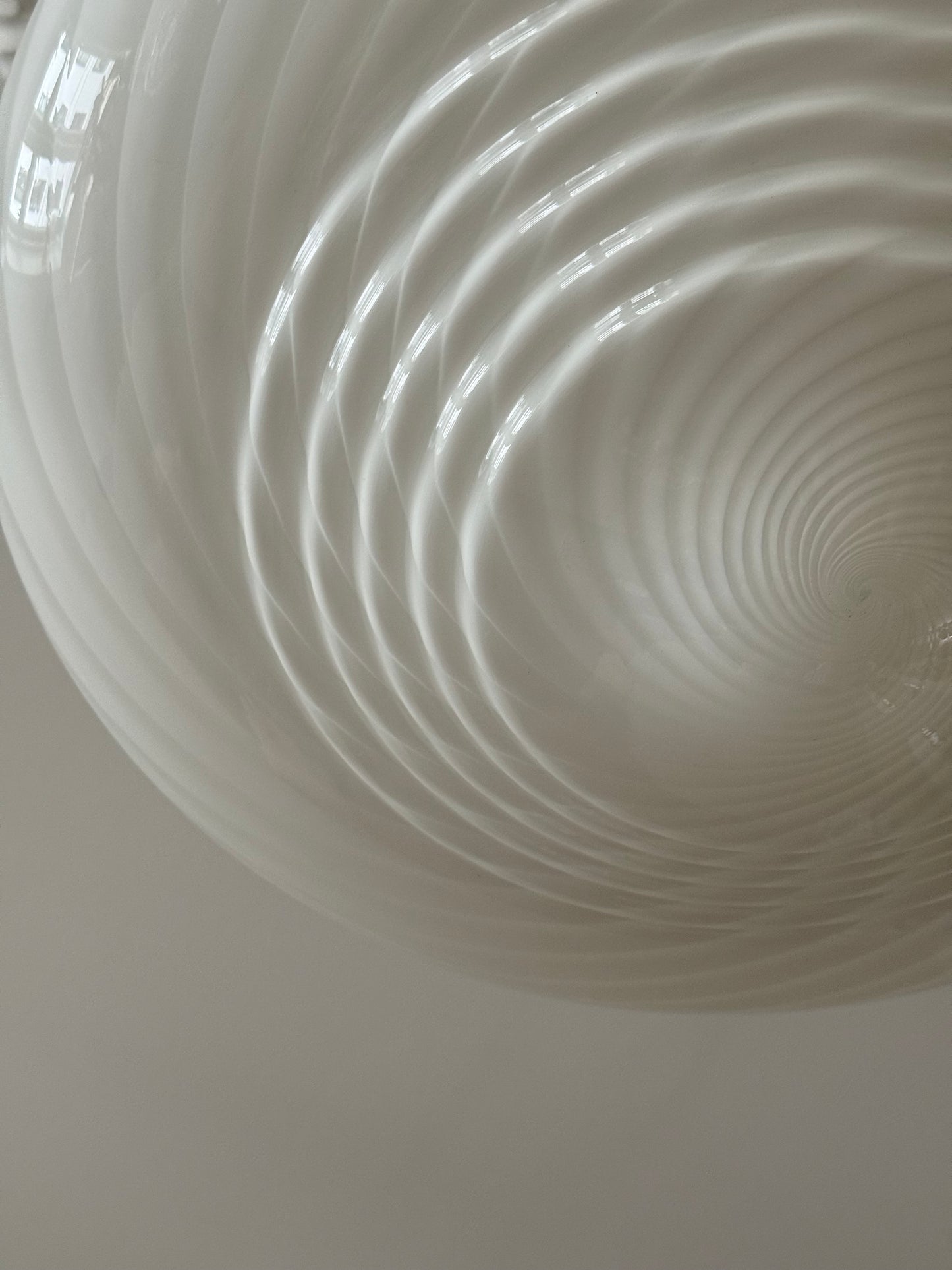 Vintage Murano dobbelt swirl lampe 50cm