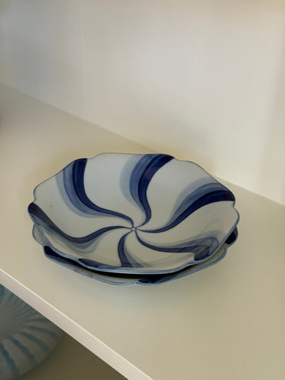 Japanske tallerkener med swirl