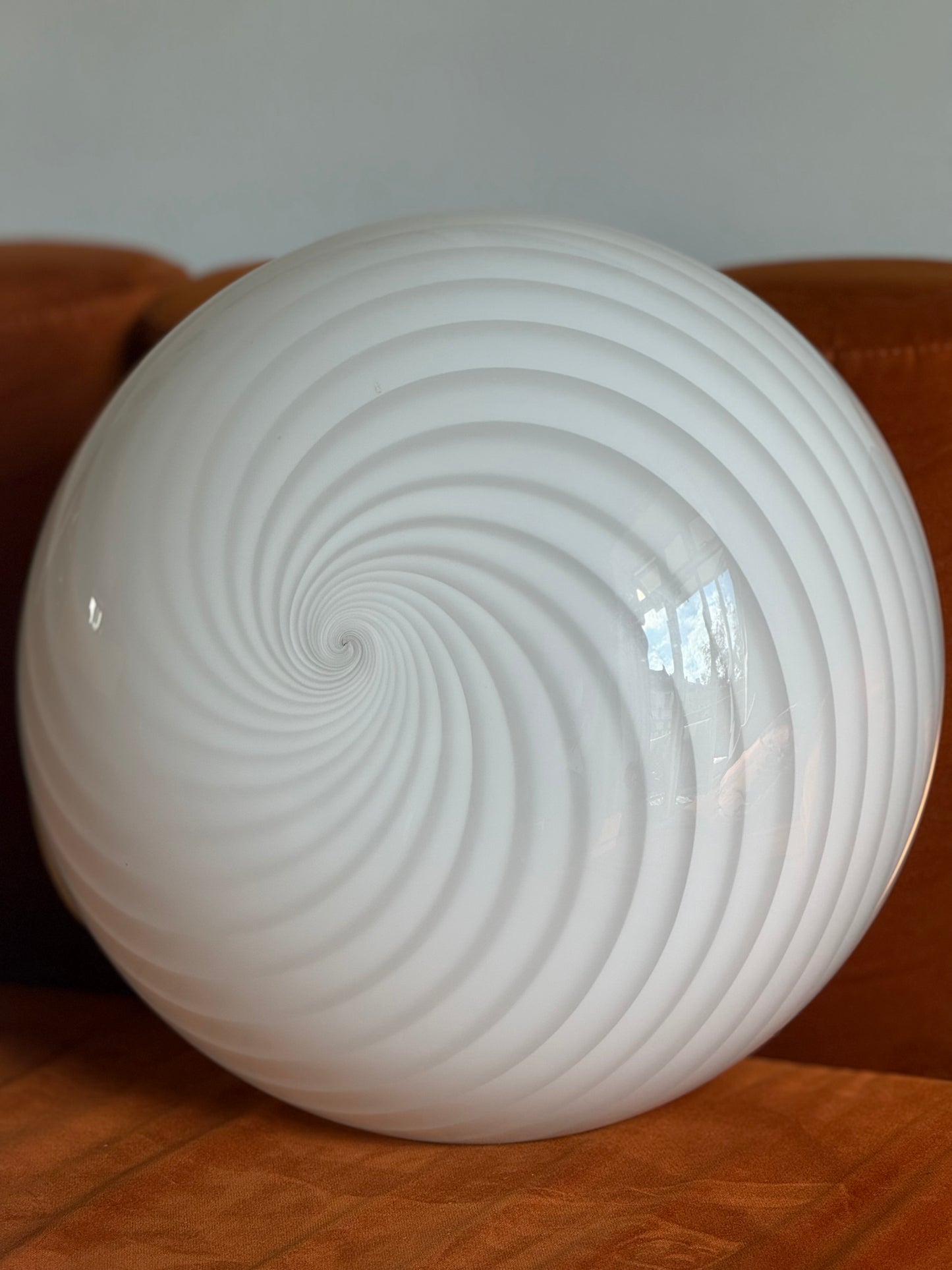 Vintage murano swirl pendel 41cm