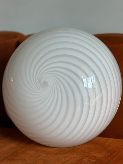 Vintage murano swirl pendel 41cm