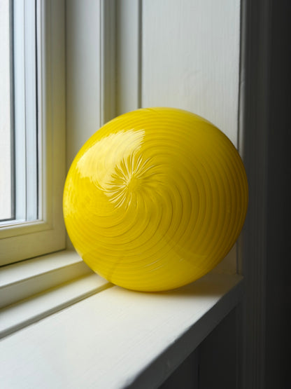 Vintage vetri murano gul plafond væglampe 22cm