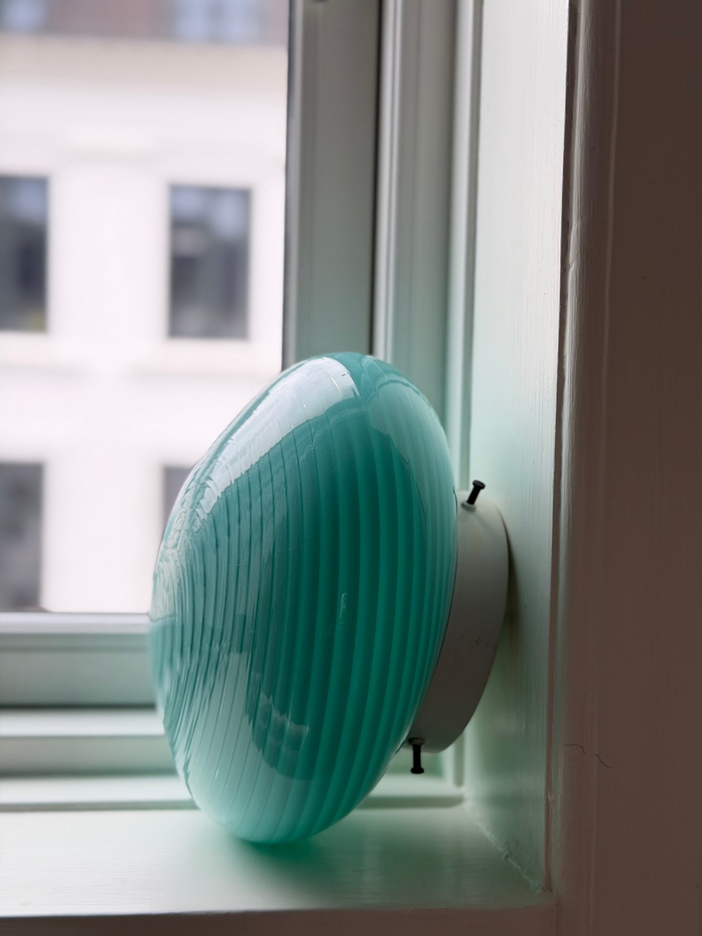 Vintage vetri murano blå plafond væglampe 22cm
