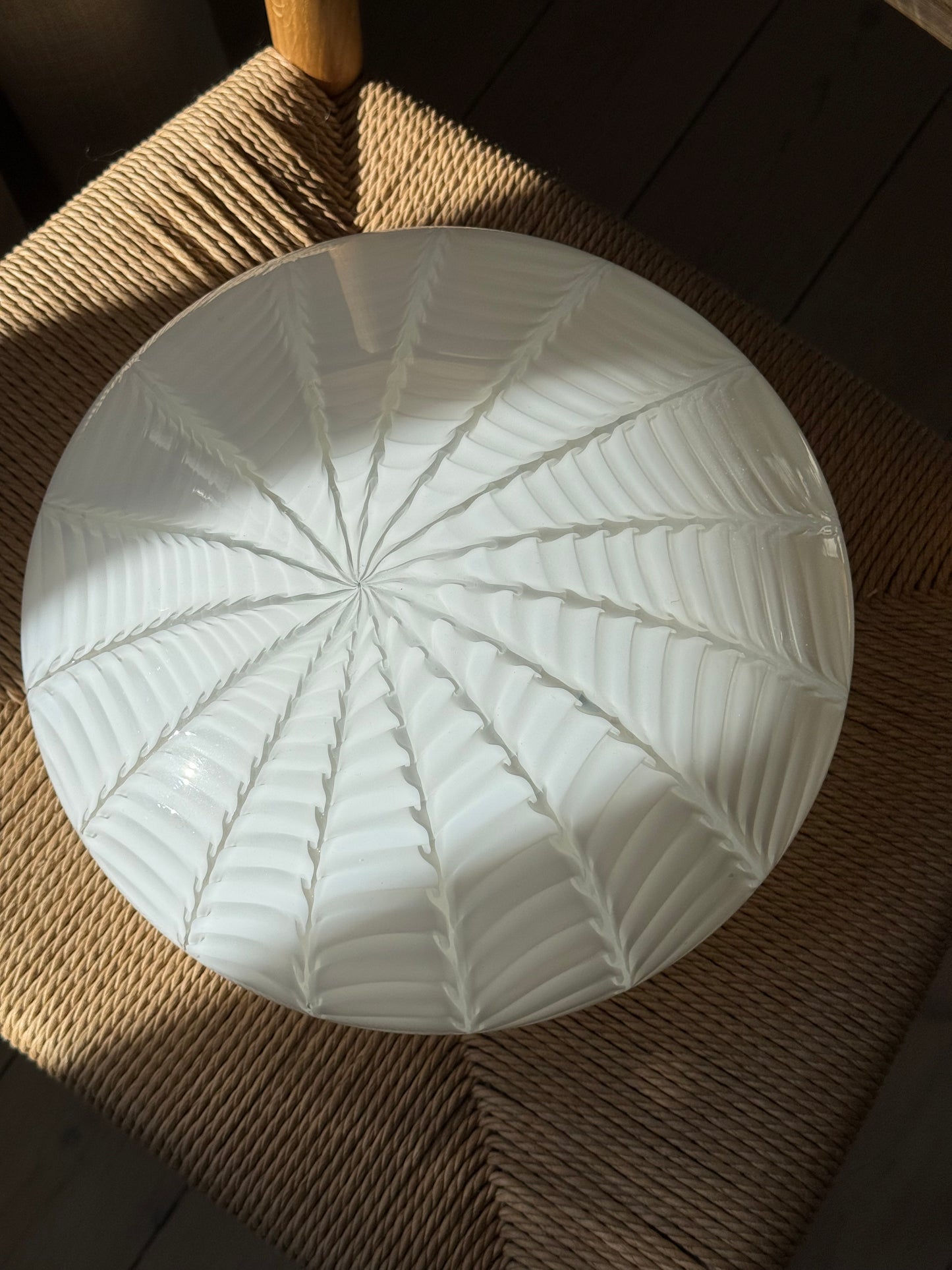 Vintage Murano peacock væglampe 30cm