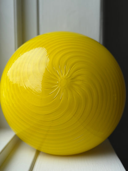 Vintage vetri murano gul plafond væglampe 22cm