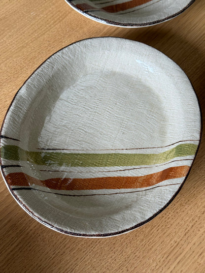 Vintage japanske fade med striber