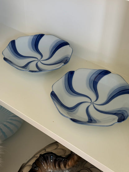 Japanske tallerkener med swirl