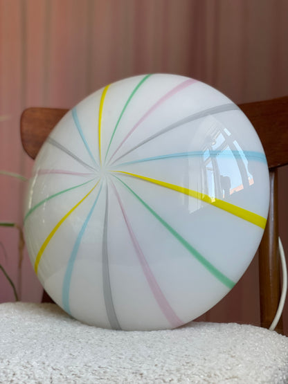 Vintage Murano candy plafond væglampe 38cm