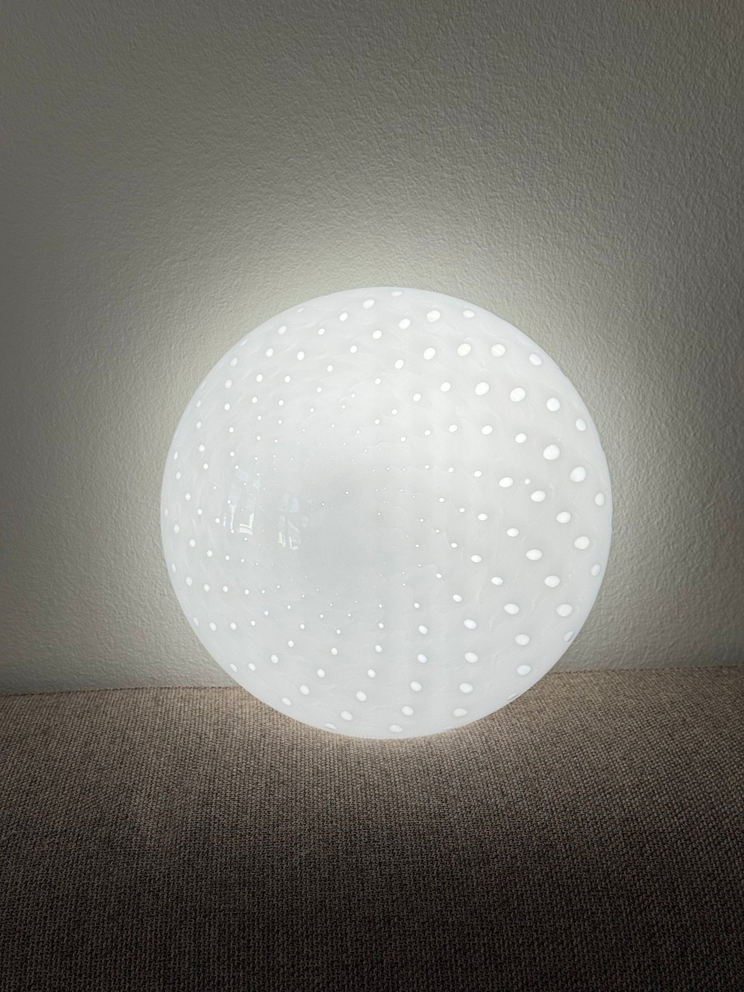 Vintage Vetri Murano måne plafond væglampe 25cm