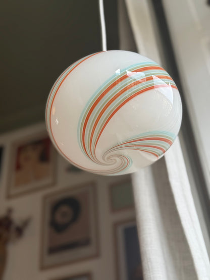 Flerfarvet Murano mini pendel