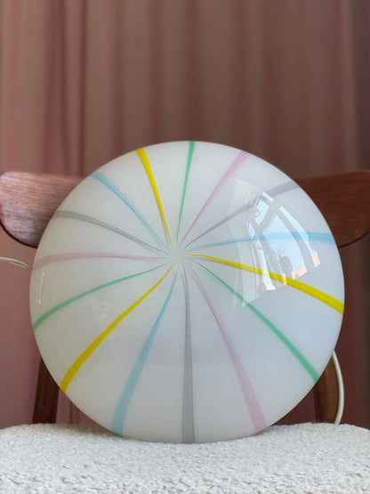 Vintage Murano candy plafond væglampe 38cm