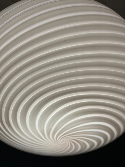 Vintage Murano lyserød pendel 45cm
