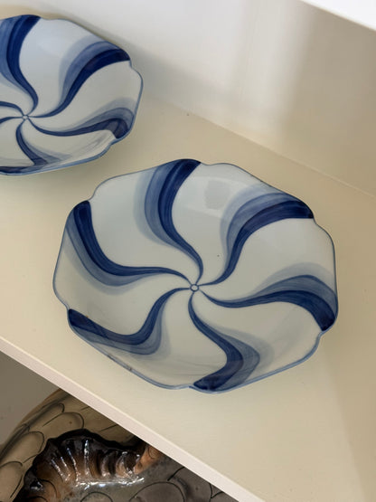 Japanske tallerkener med swirl