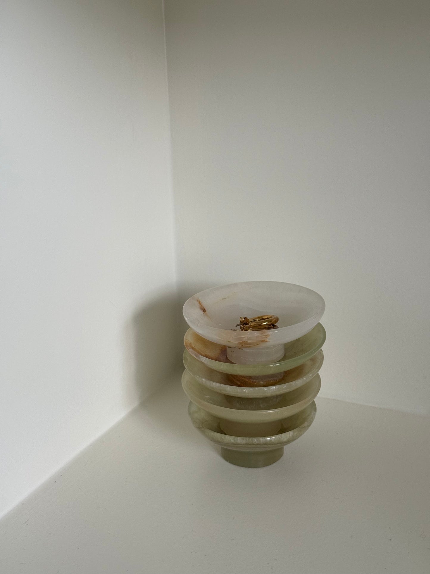 Små japanske marmorskåle