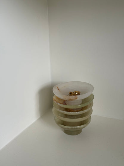 Små japanske marmorskåle