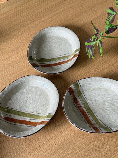 Vintage japanske fade med striber