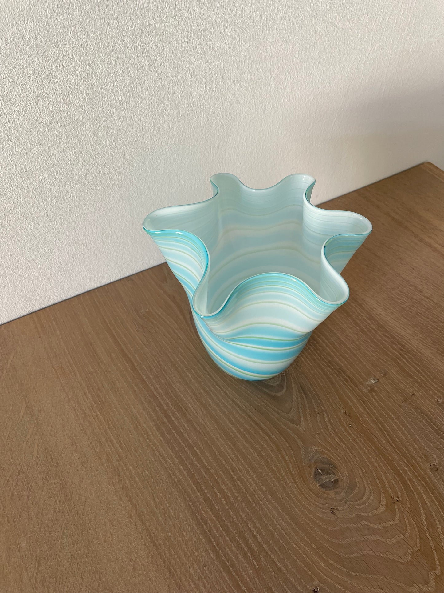 Bolchevase blå swirl
