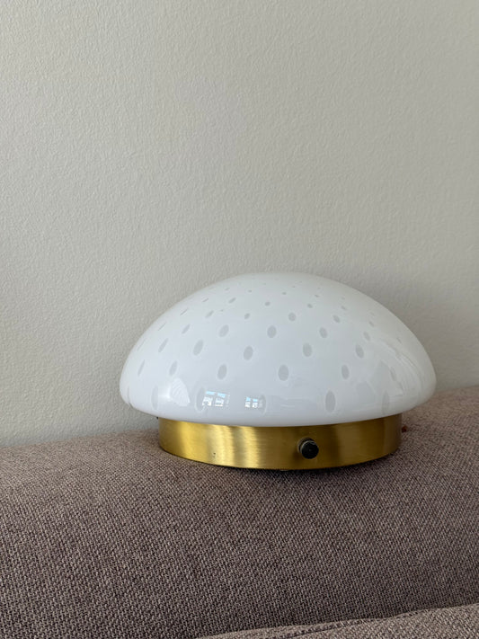 Vintage Vetri Murano måne plafond væglampe 25cm