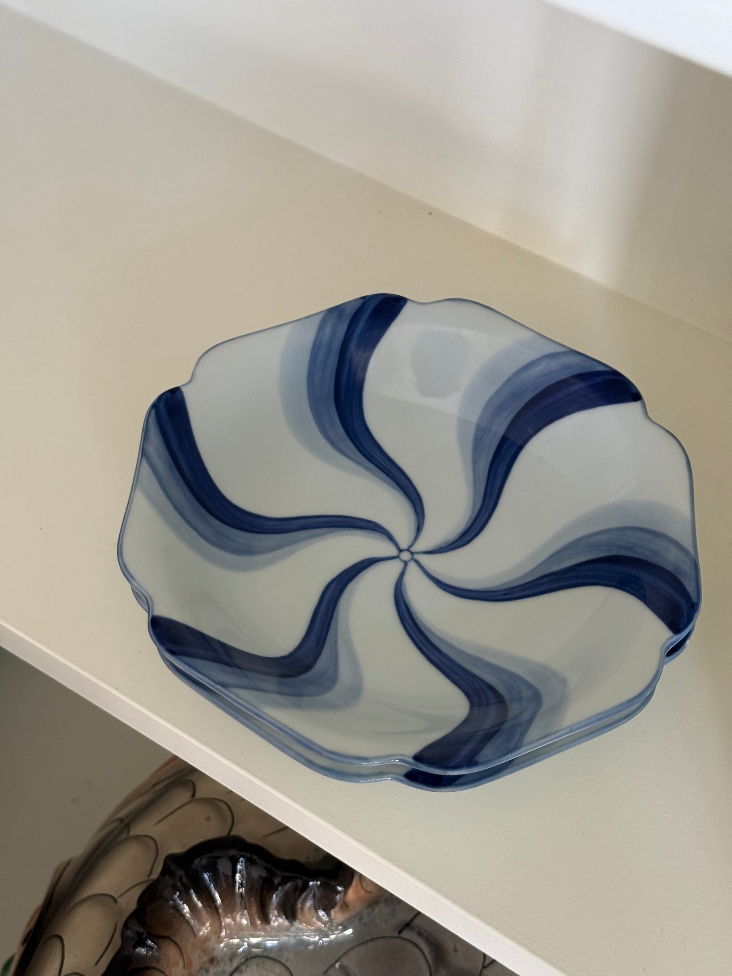 Japanske tallerkener med swirl