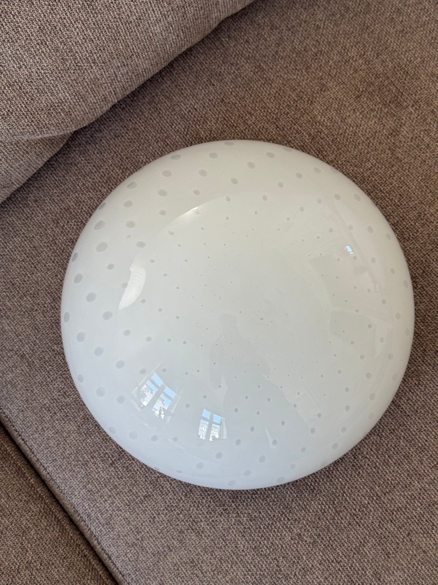 Vintage Vetri Murano måne plafond væglampe 25cm