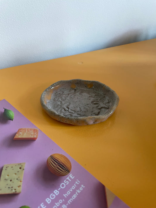 Colored ceramic - soap dish