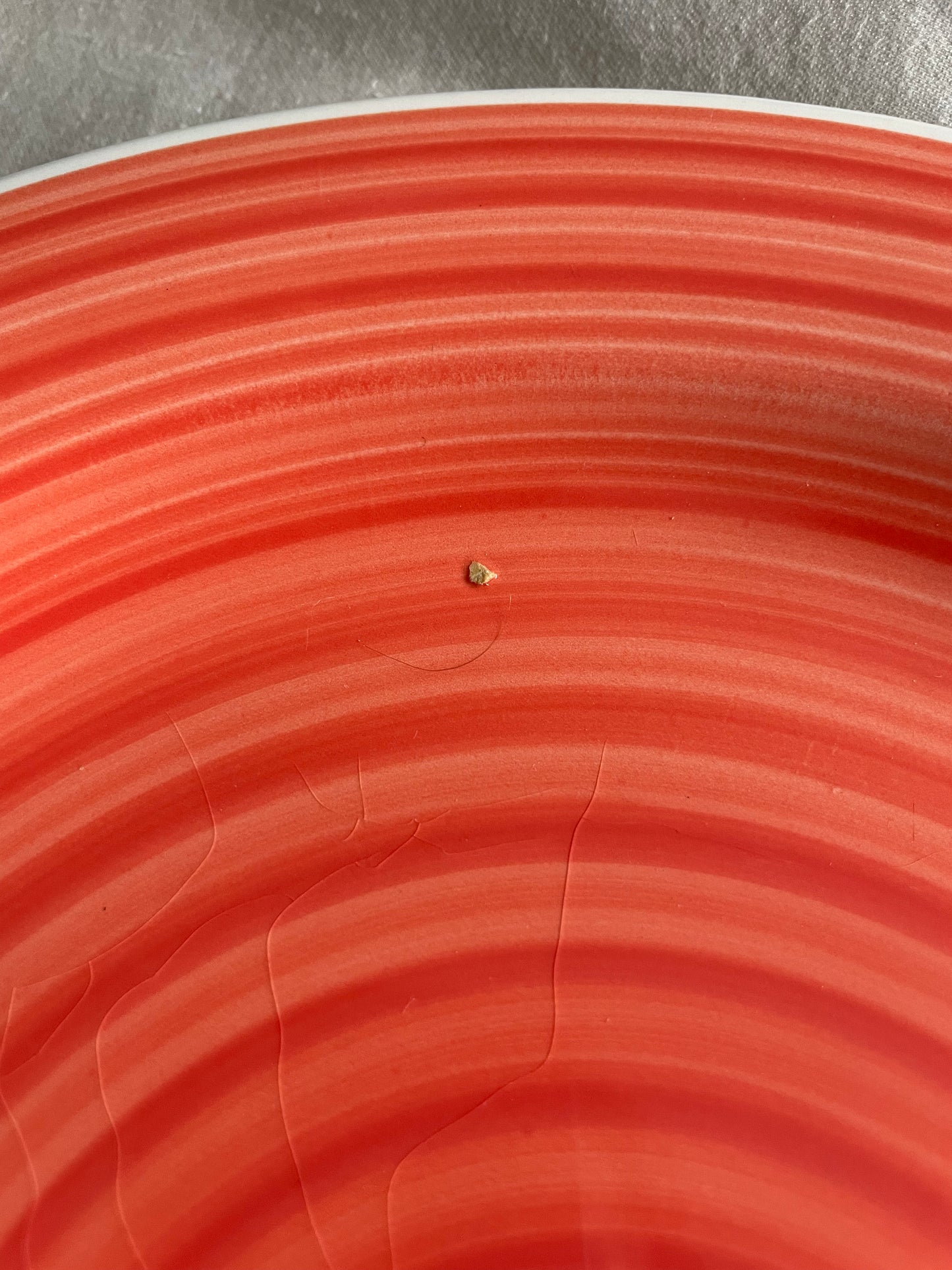 Swirl middagstallerken rød