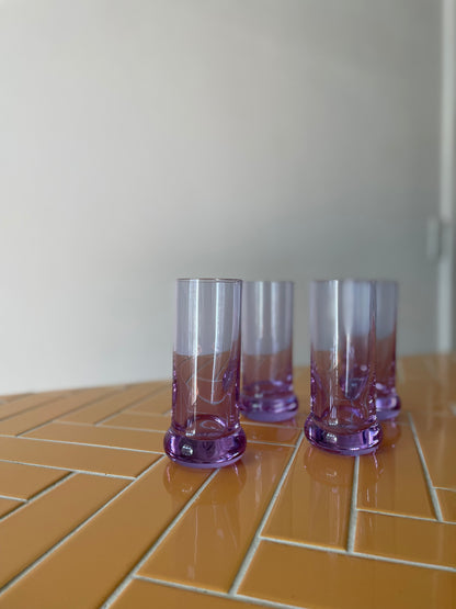 Lilla highball drikkeglas med stjerne i foden